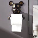 Porte rouleau papier toilette mural ours