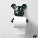 Porte rouleau papier toilette mural ours