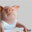 Porte rouleau papier toilette original représentant un cochon