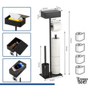 Porte rouleau papier toilette sur pied