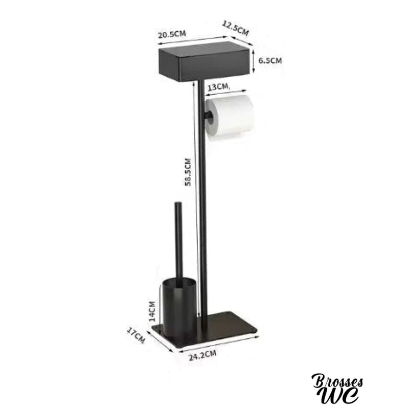 Porte rouleau papier toilette sur pied