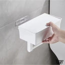 Porte rouleau papier wc blanc