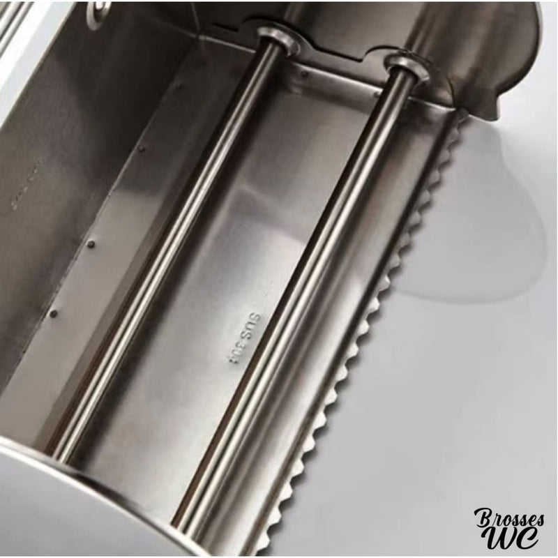 Porte rouleau papier wc inox