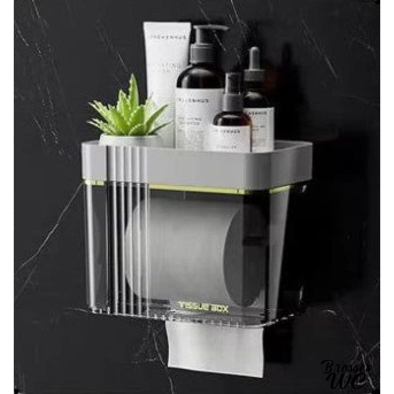 Porte rouleau papier wc mural