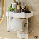 Porte rouleau papier wc mural