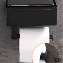 Porte rouleau papier wc noir