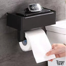 Porte rouleau papier wc noir