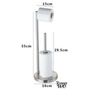 Porte rouleau papier wc sur pied