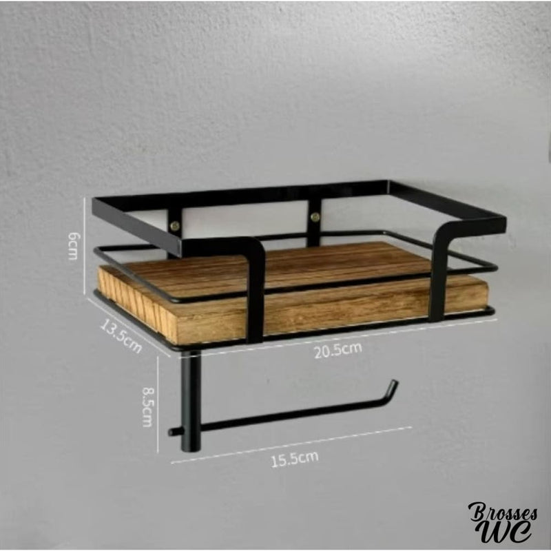 Porte rouleau wc adhesif