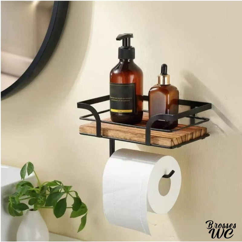 Porte rouleau wc adhesif