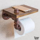 Porte rouleau wc bois