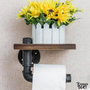 Porte rouleau wc bois