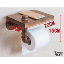 Porte rouleau wc bois