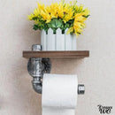 Porte rouleau wc bois