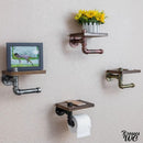 Porte rouleau wc bois