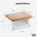 Porte rouleau wc bois metal