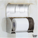 Porte rouleau wc doré