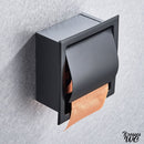 Porte rouleau wc encastrable