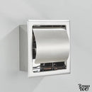 Porte rouleau wc encastrable