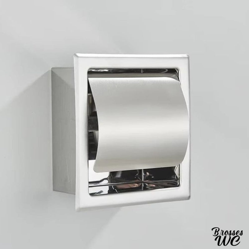 Porte rouleau wc encastrable