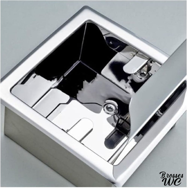 Porte rouleau wc encastrable