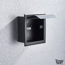 Porte rouleau wc encastrable