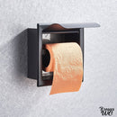 Porte rouleau wc encastrable
