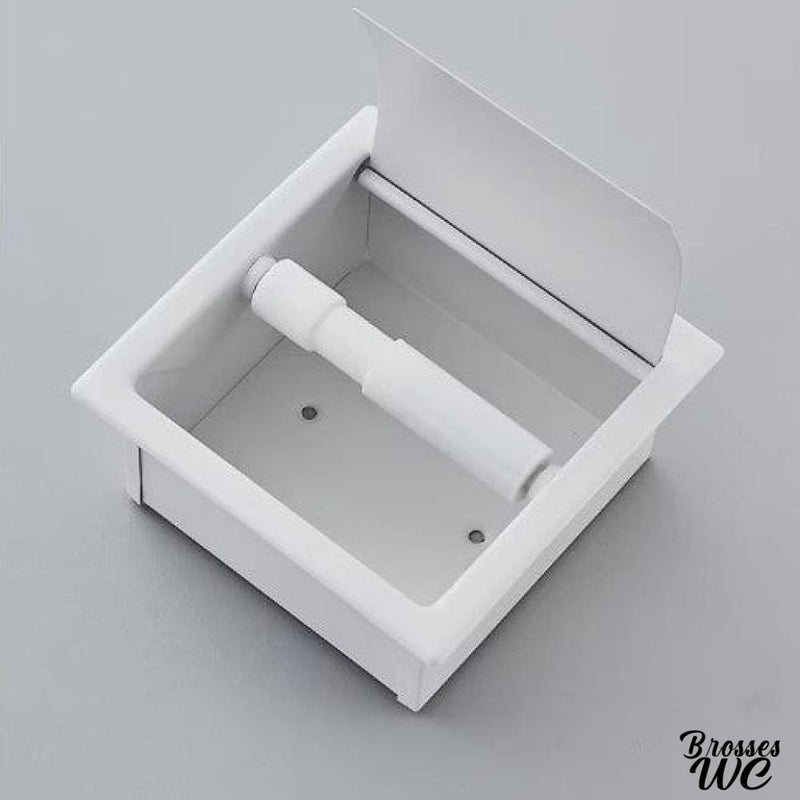 Porte rouleau wc encastrable