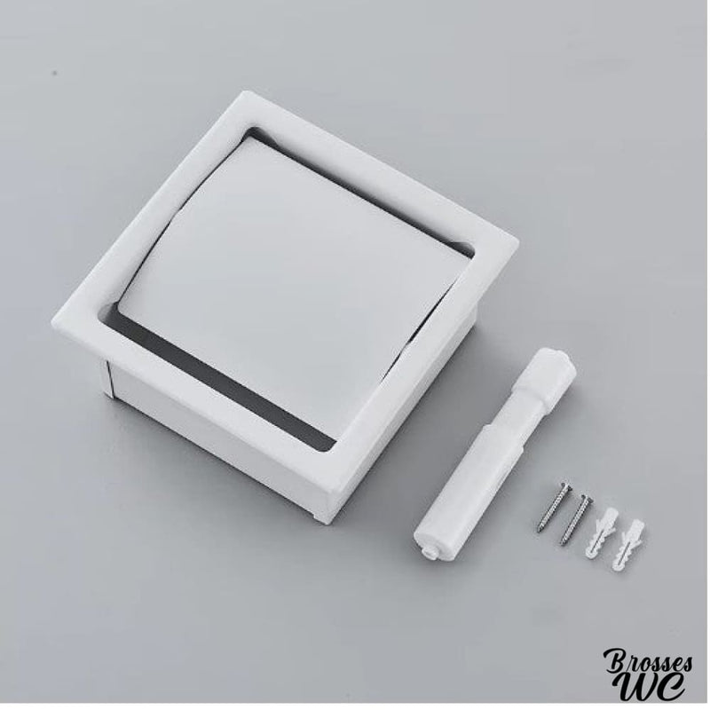 Porte rouleau wc encastrable