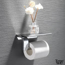 Porte rouleau wc inox