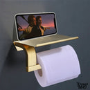 Porte rouleau wc inox