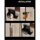 Porte rouleau wc noir