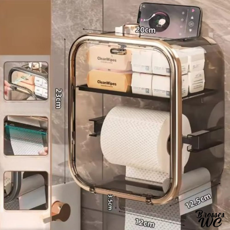 Porte rouleau wc sans percage