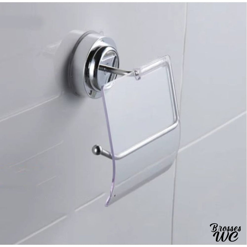 Porte rouleau wc ventouse