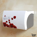 Porte rouleaux wc fleuri