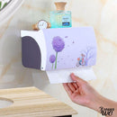 Porte rouleaux wc fleuri