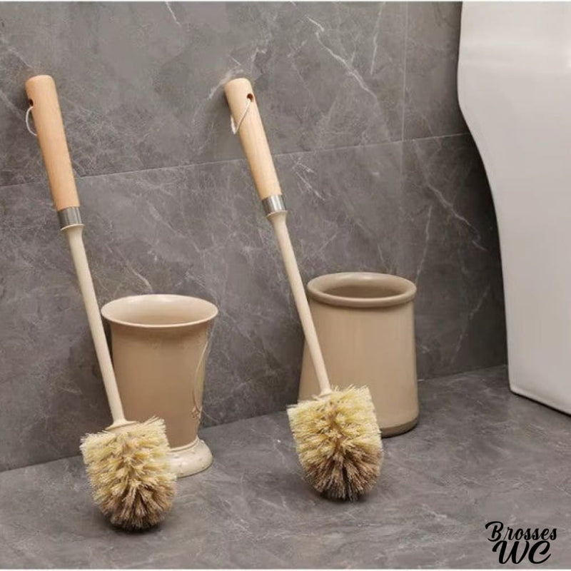 Pot et brosse wc