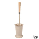Pot et brosse wc