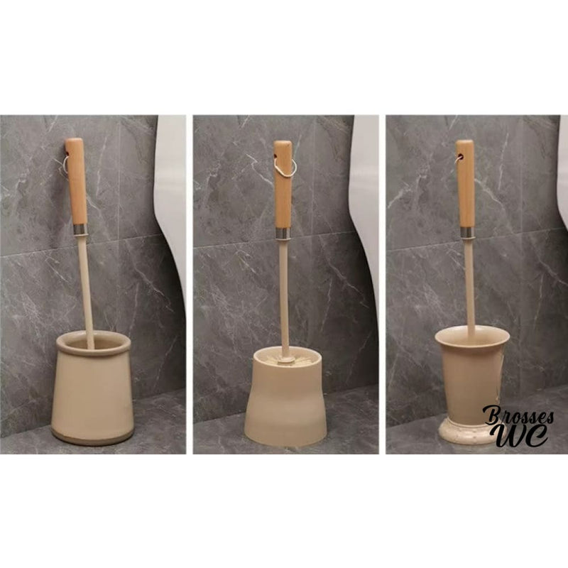 Pot et brosse wc