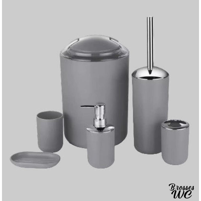 Poubelle wc et porte brosse