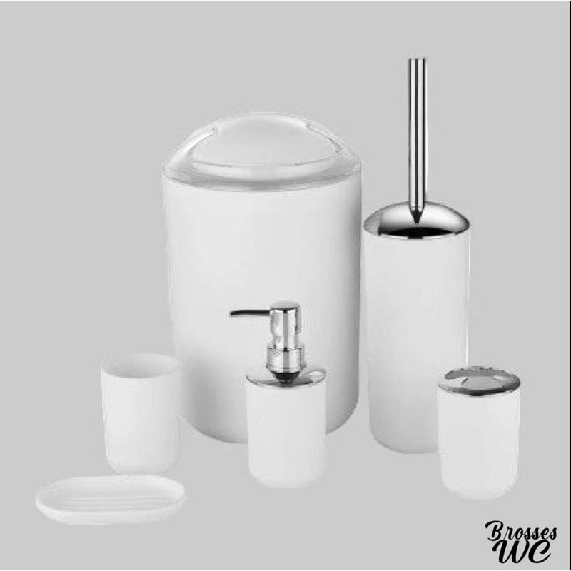 Poubelle wc et porte brosse