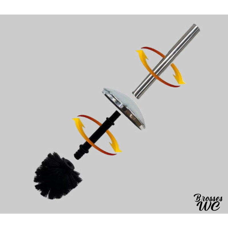 Poubelle wc et porte brosse