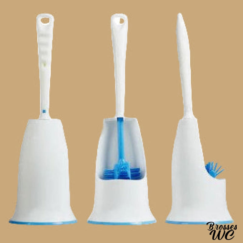Rangement brosse wc blanc