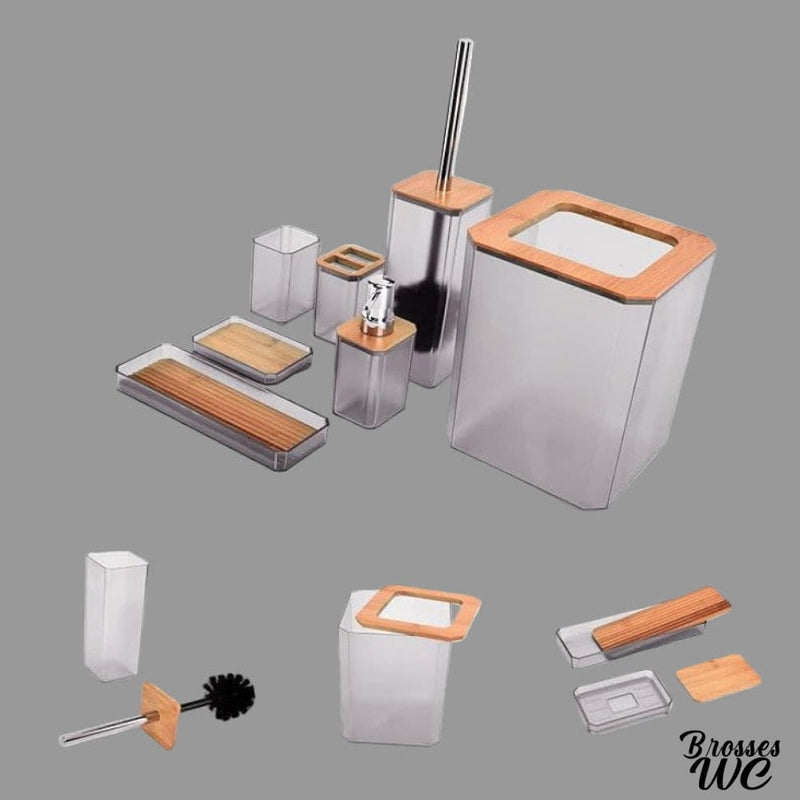 Set poubelle et brosse wc