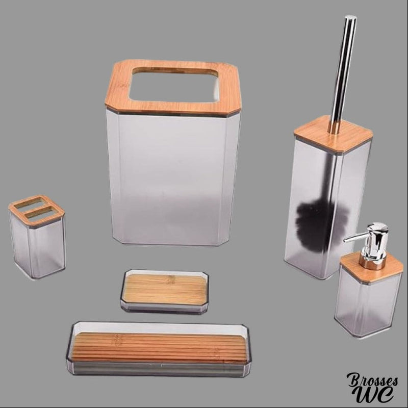 Set poubelle et brosse wc
