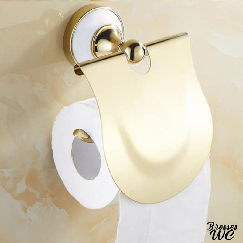 Set wc porte papier toilette et brosse