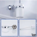 Set wc support papier toilette brosse