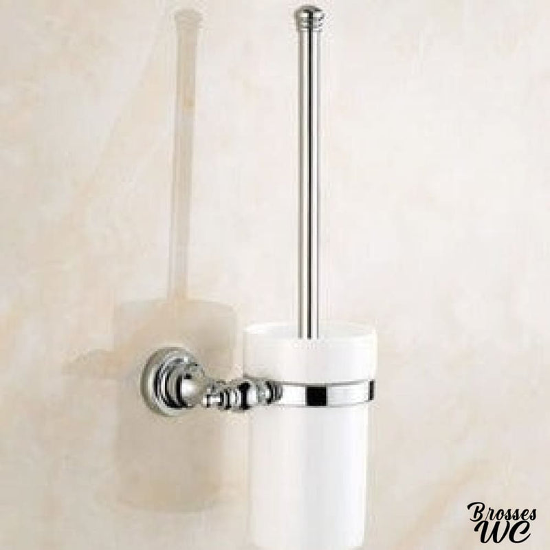 Set wc support papier toilette brosse