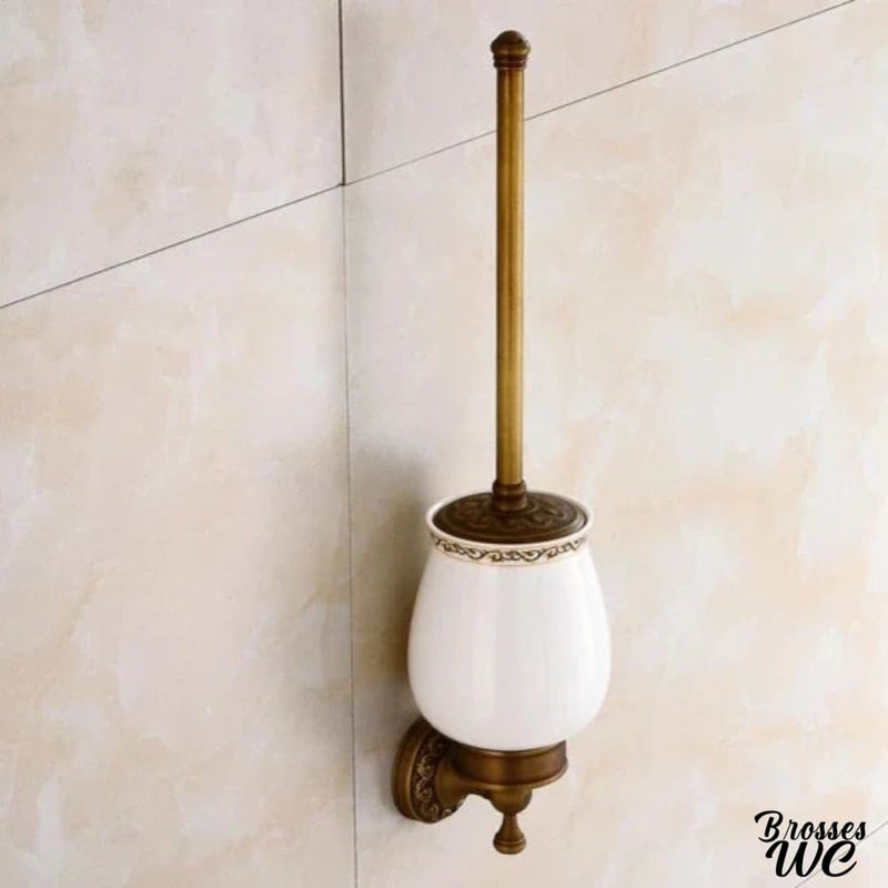 Set wc toilettes avec porte-rouleau et brosse