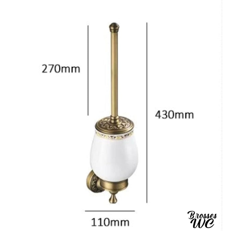 Set wc toilettes avec porte-rouleau et brosse